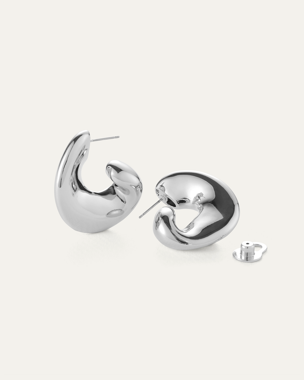 【JENNY BIRD】Gigi フープ ピアス ★ 14Kゴールド シルバー Gigi Hoop Earrings Gold | Chunky, Lightweight | JENNY BIRD