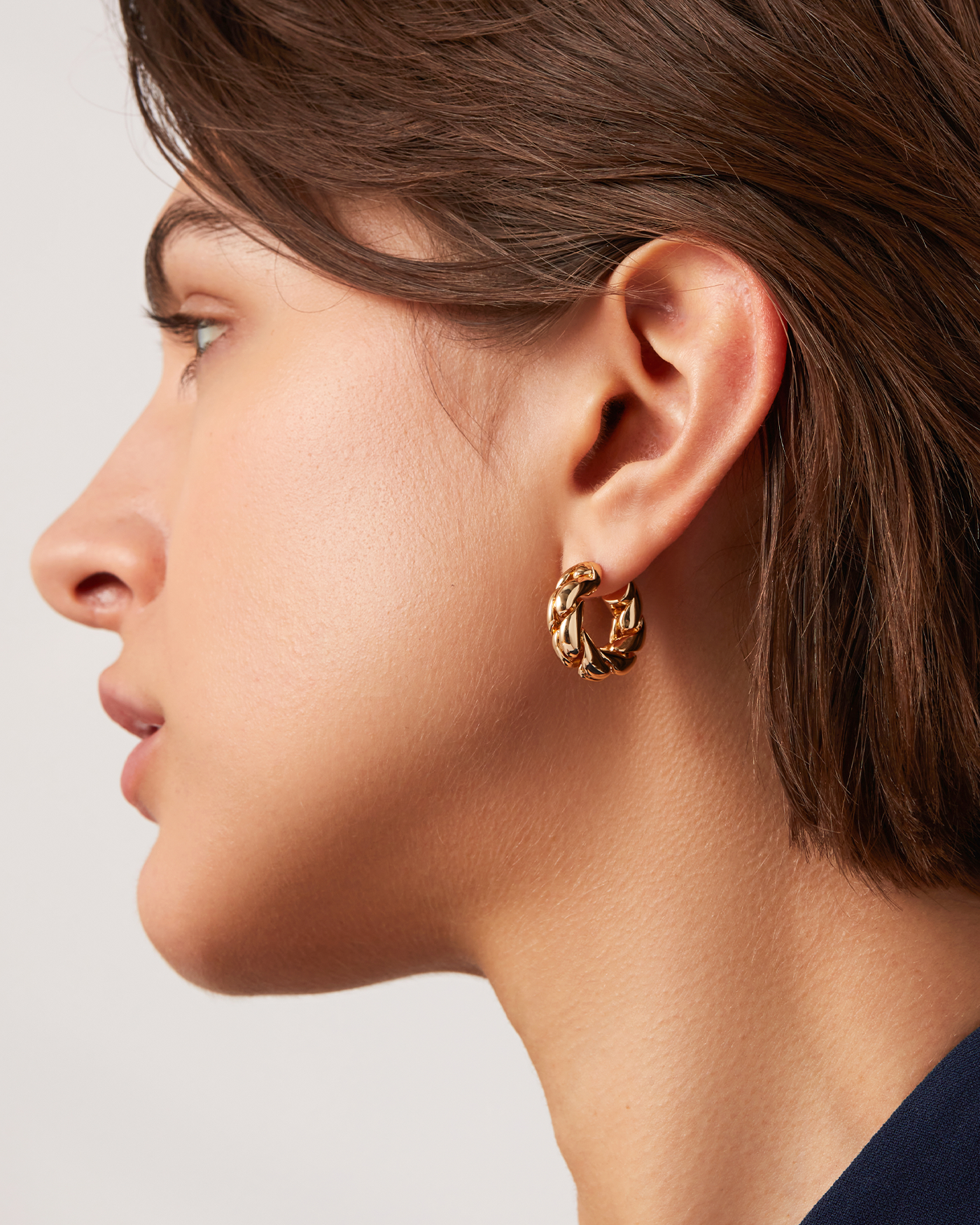Braided Hoop Earrings