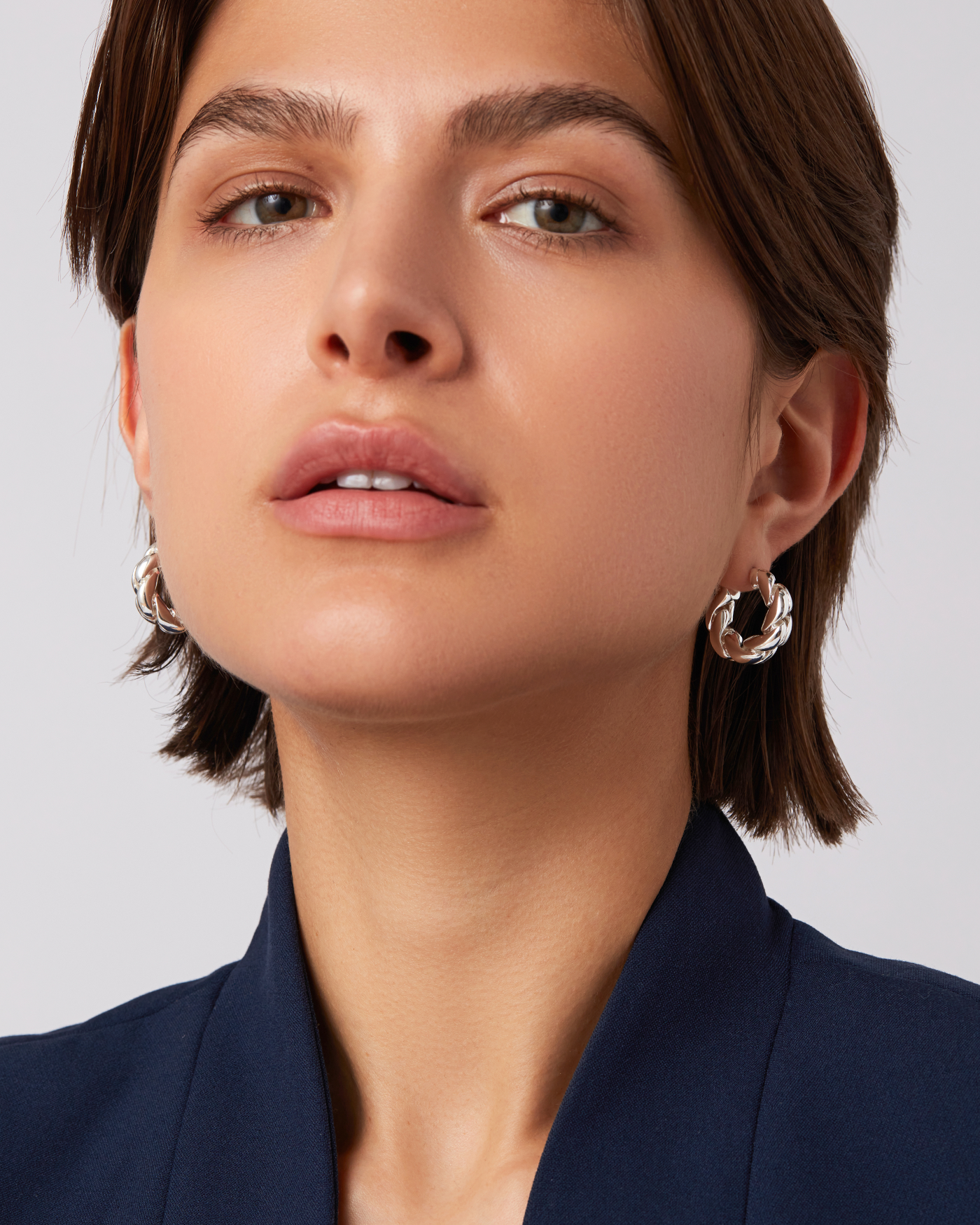 Braided Hoop Earrings