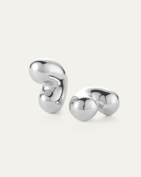 ☆ENGBROX☆ silver925 heroine earring EBEA25005SV Eliza Puff Earrings | Silver Drop Earrings | JENNY BIRD