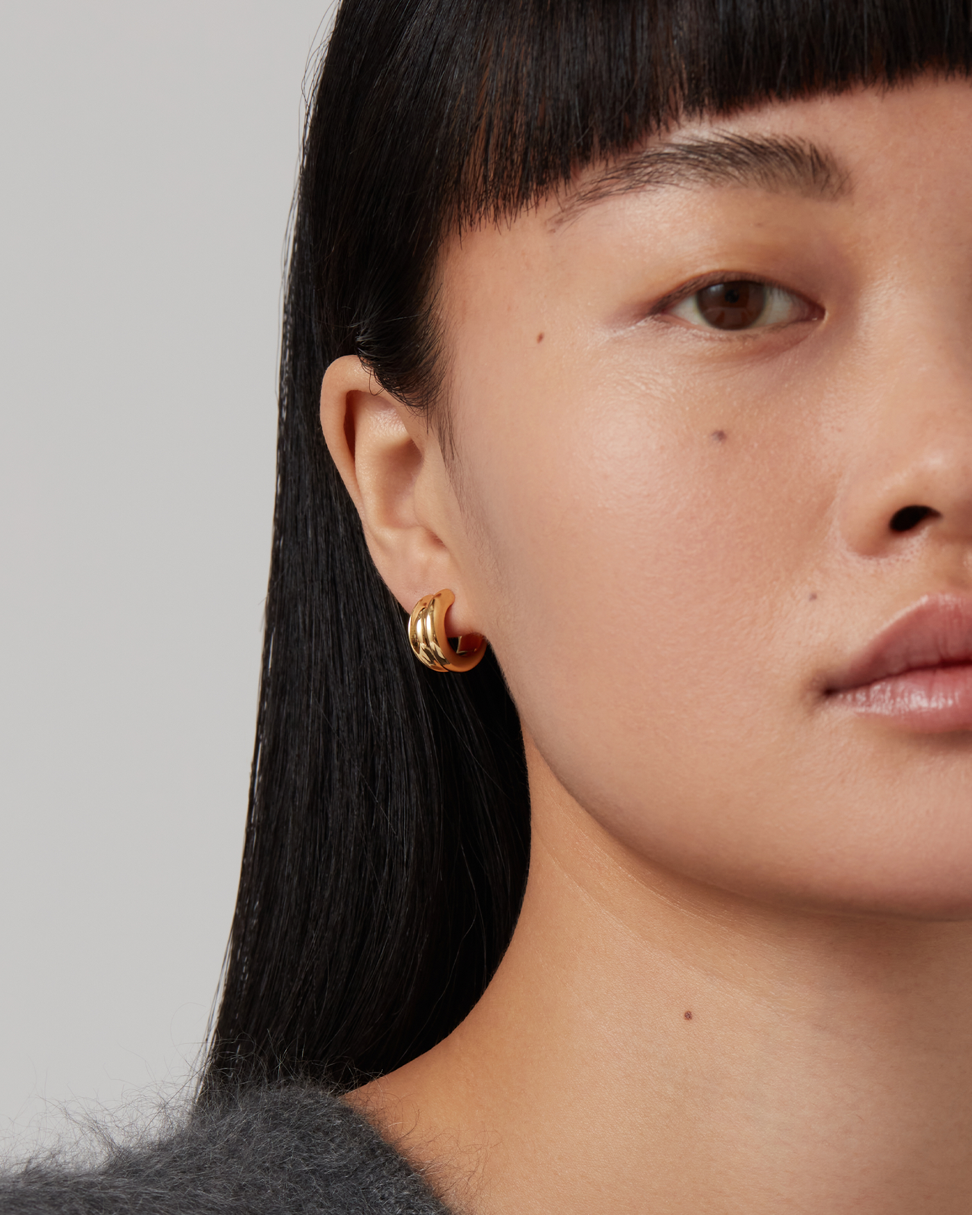 Mini Lennon Hoop Earrings