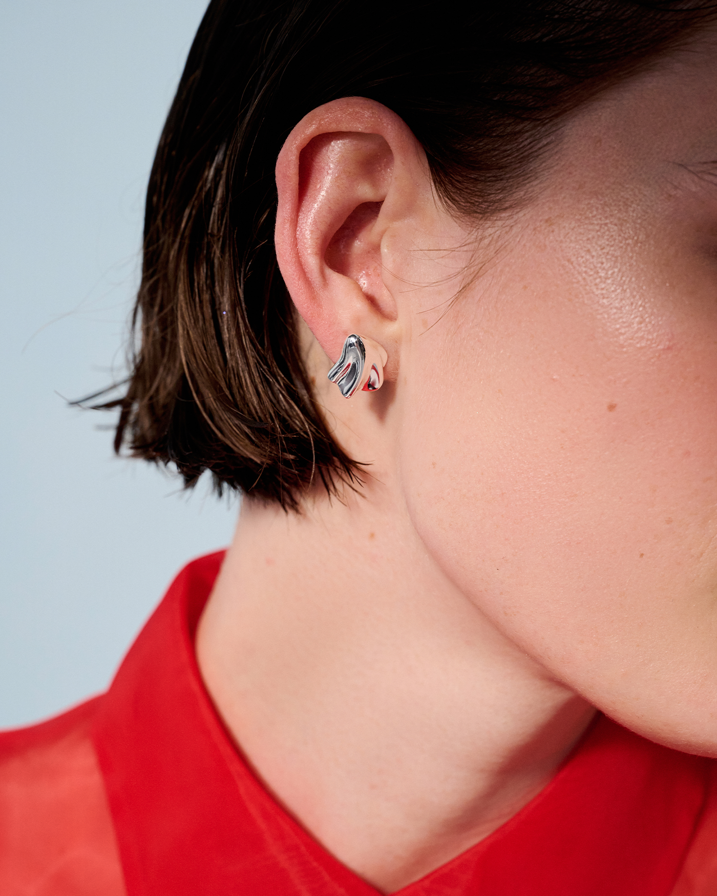 【JENNY BIRD】Zoe Earrings スカラップシェル ピアス Zoë Earrings | Silver Stud Earrings | Studs for Women