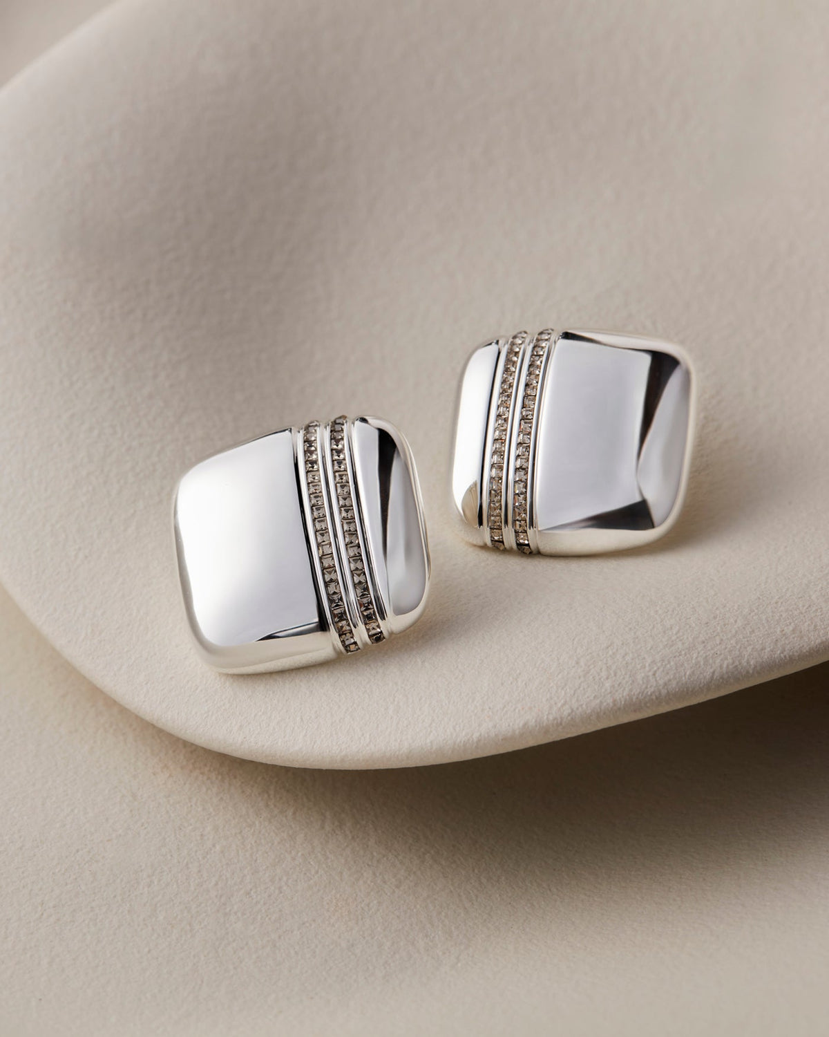 Boston Square Earrings
