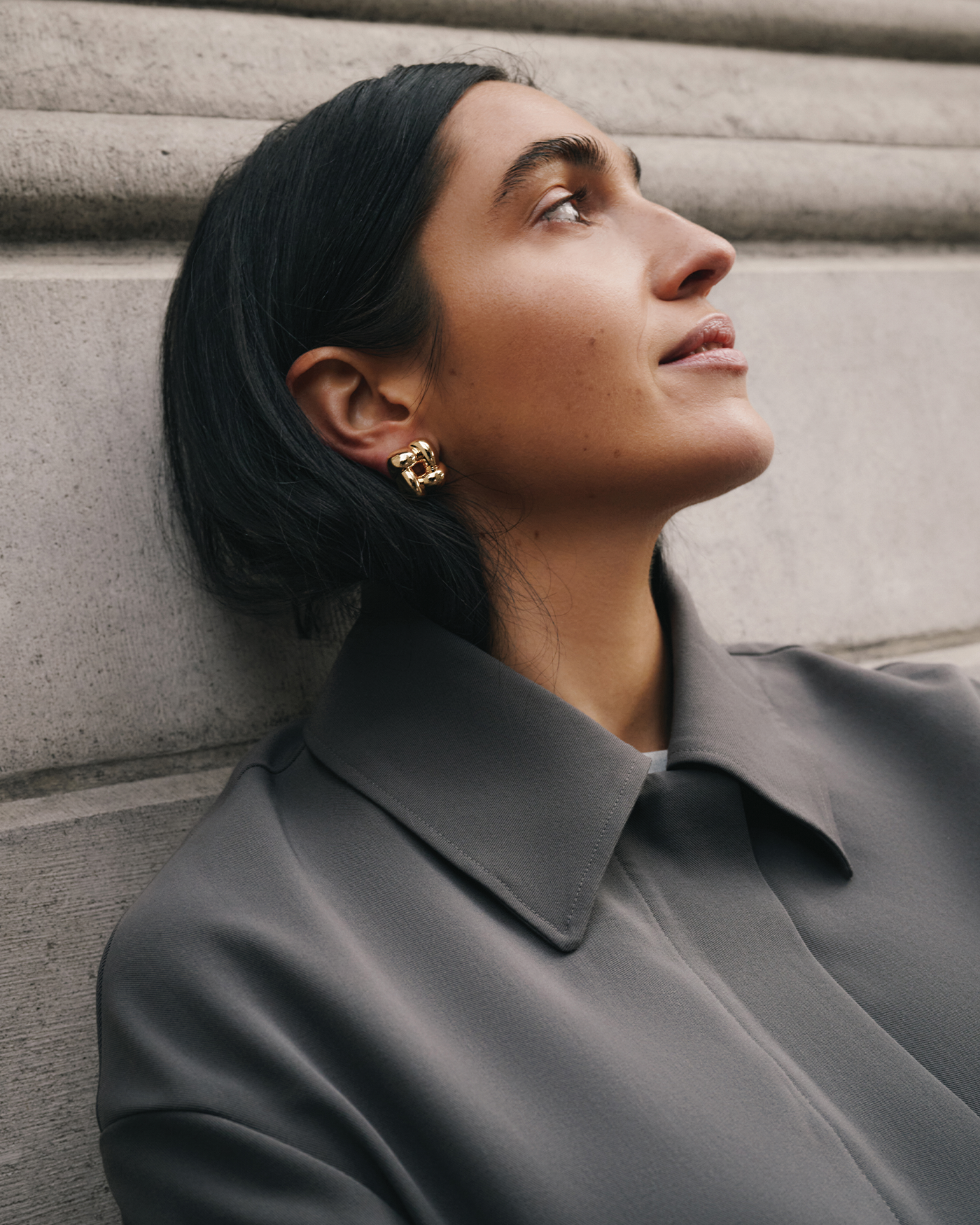 Small Woven Square Earrings