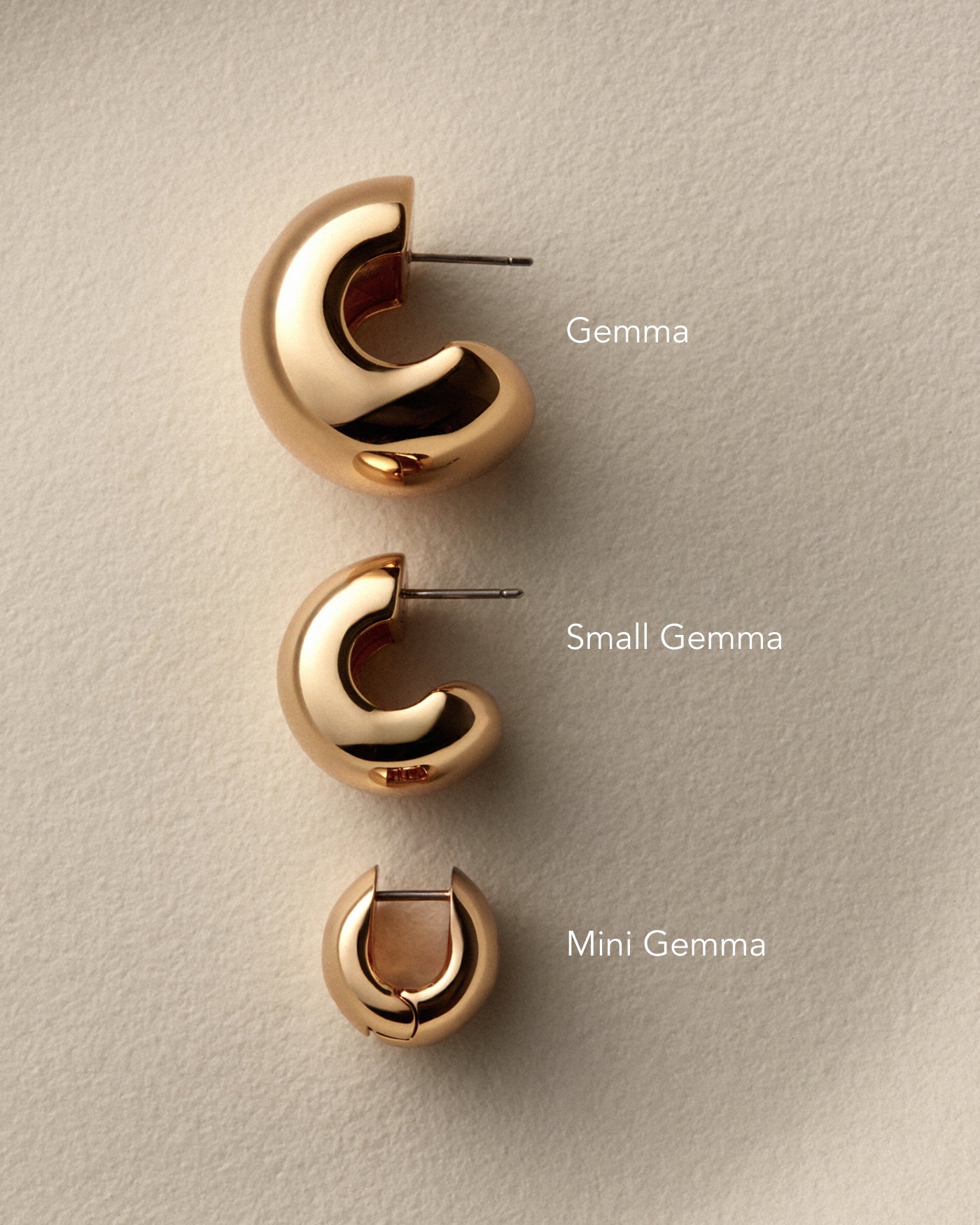 Mini Gemma Hoop Earrings