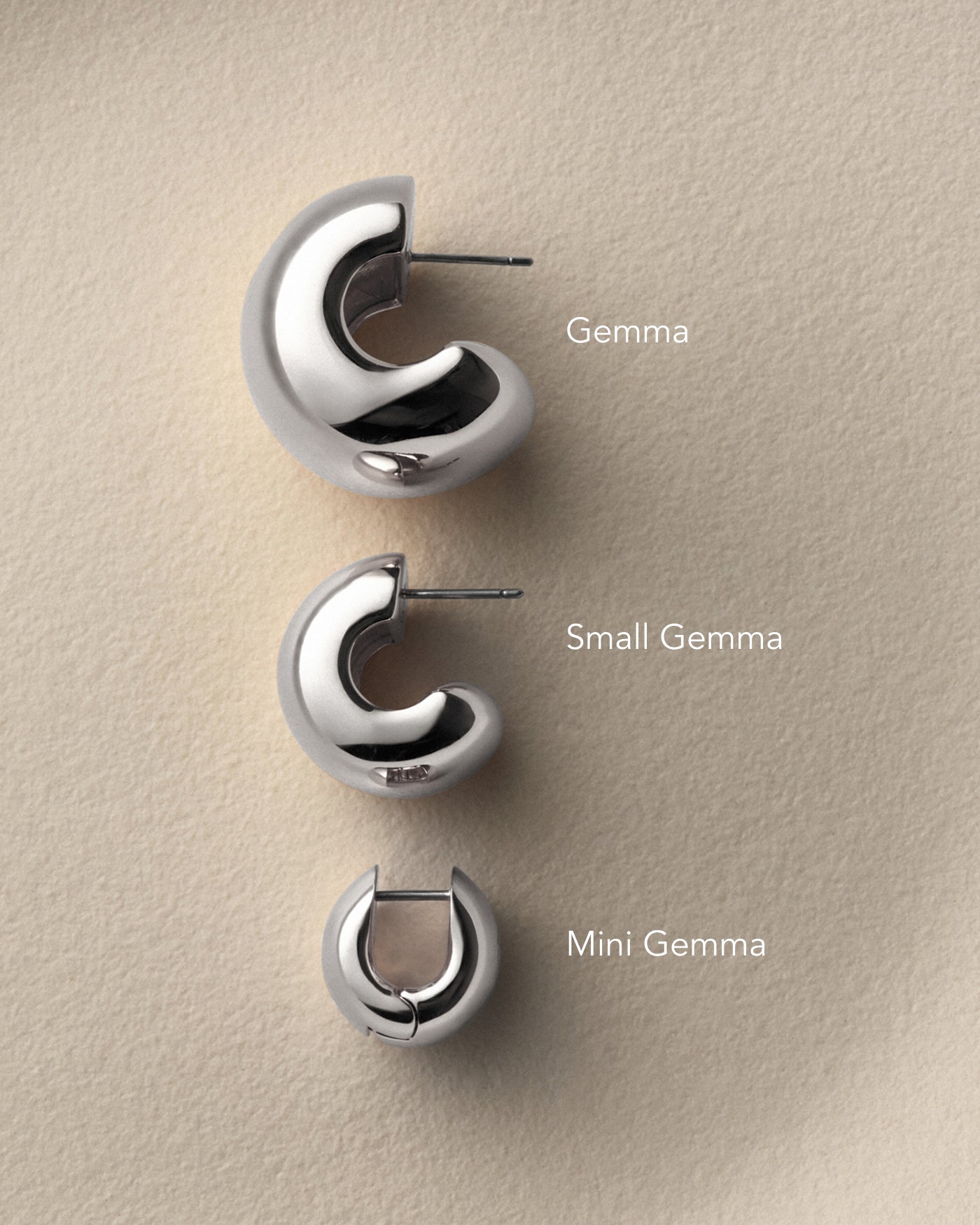 Mini Gemma Hoop Earrings