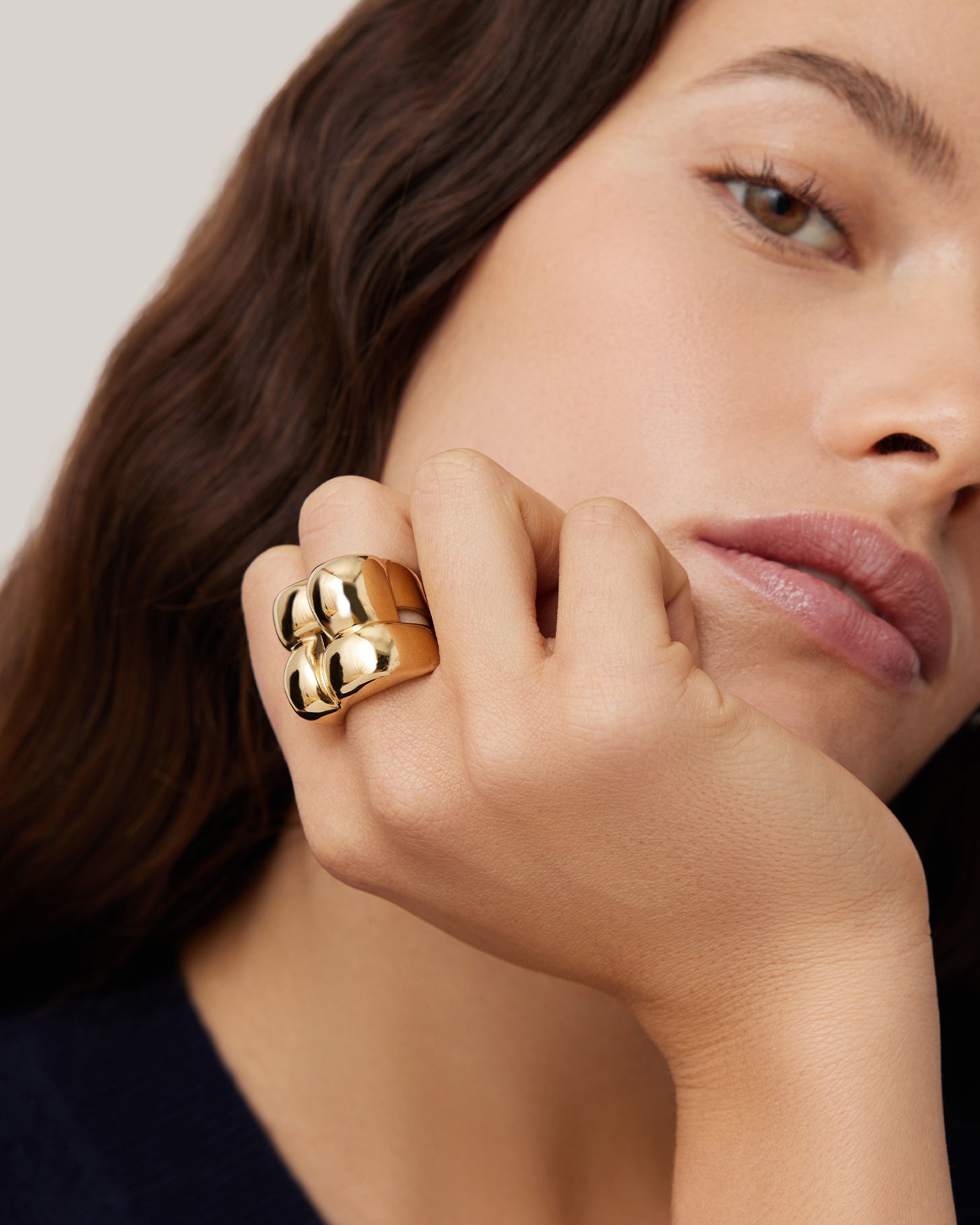 Mega Woven Square Ring