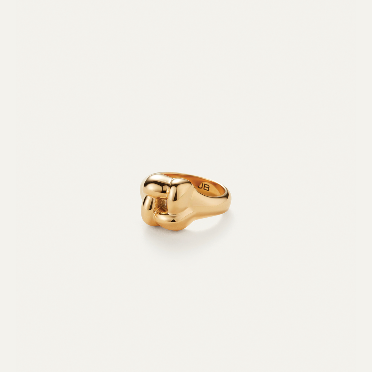 Woven Square Signet Ring | Gold Pinky Ring | JENNY BIRD