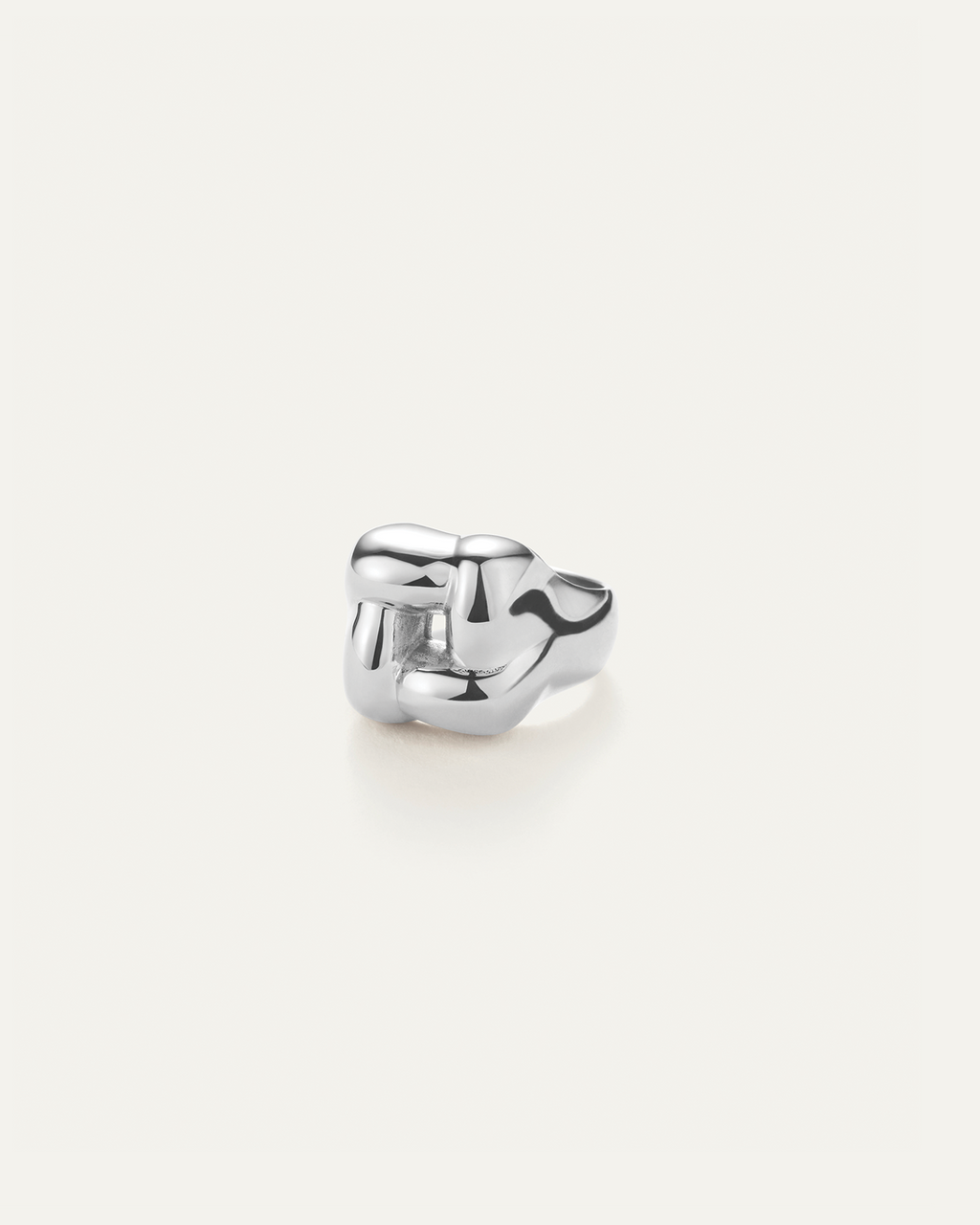 Waterproof Square Ring | Silver Statement & Silver Pinky Ring
