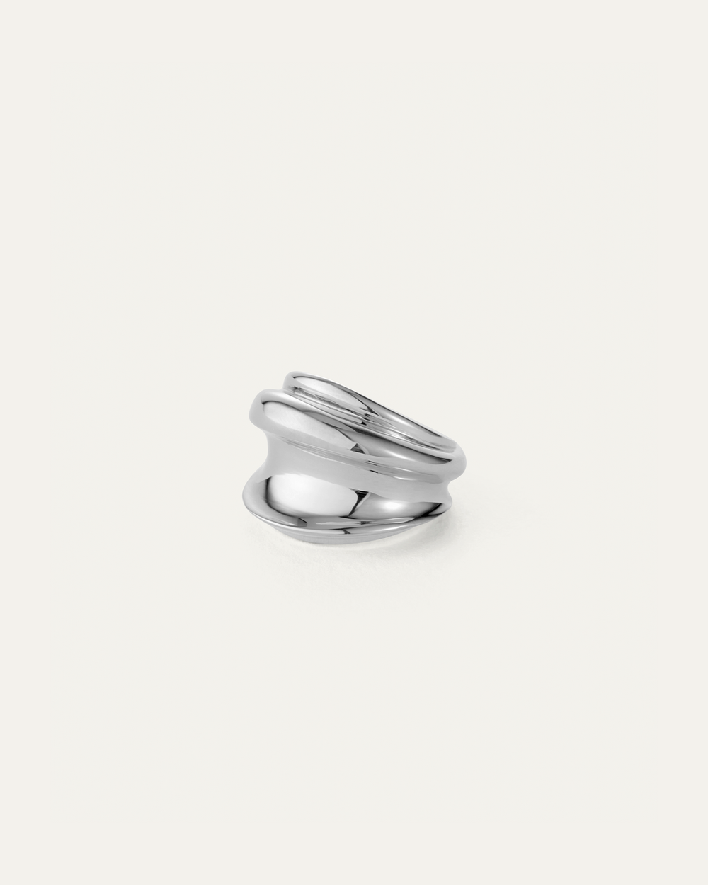 Leona Silver Ring | Pinky Ring | Signet Ring | Large Waterproof Women's ...