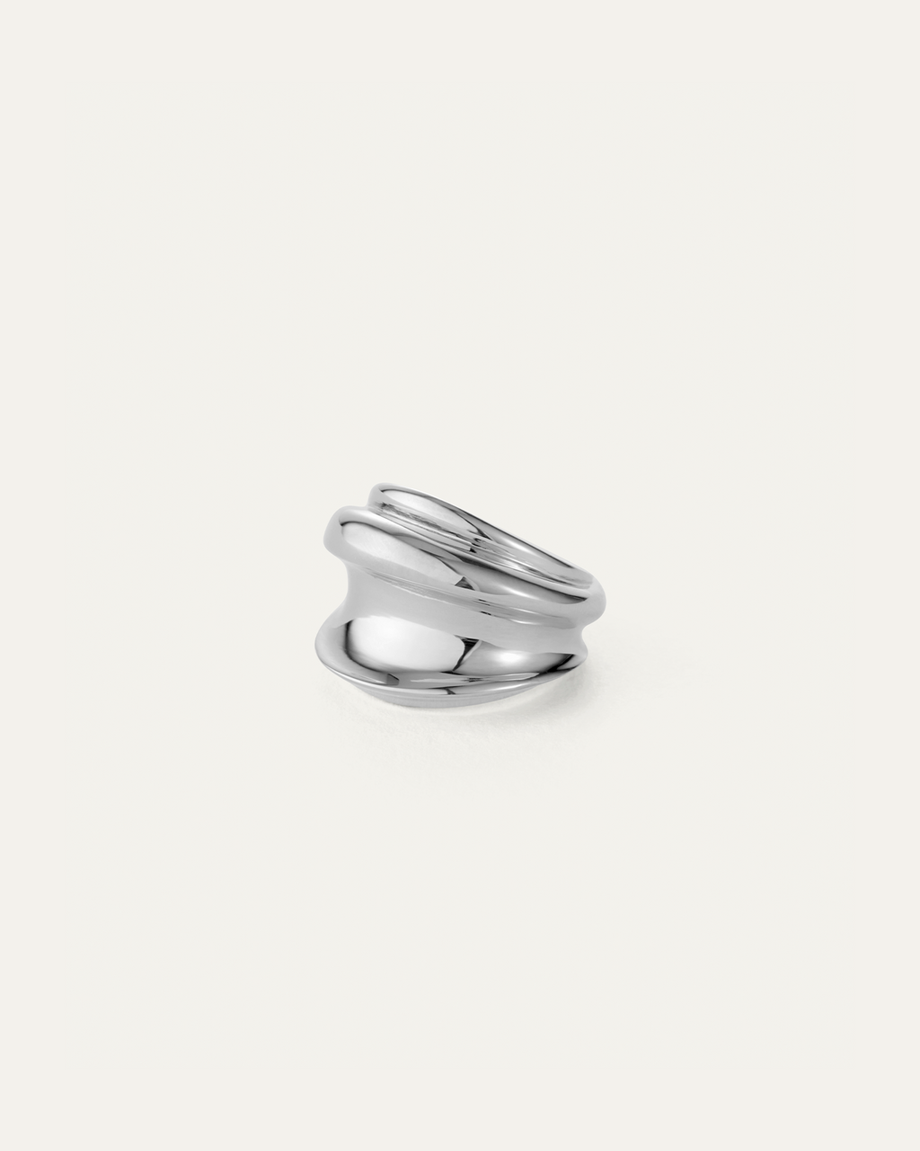 Leona Silver Ring | Pinky Ring | Signet Ring | Large Waterproof