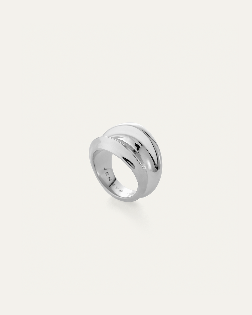 Leona Silver Ring | Pinky Ring | Signet Ring | Large Waterproof Women's ...