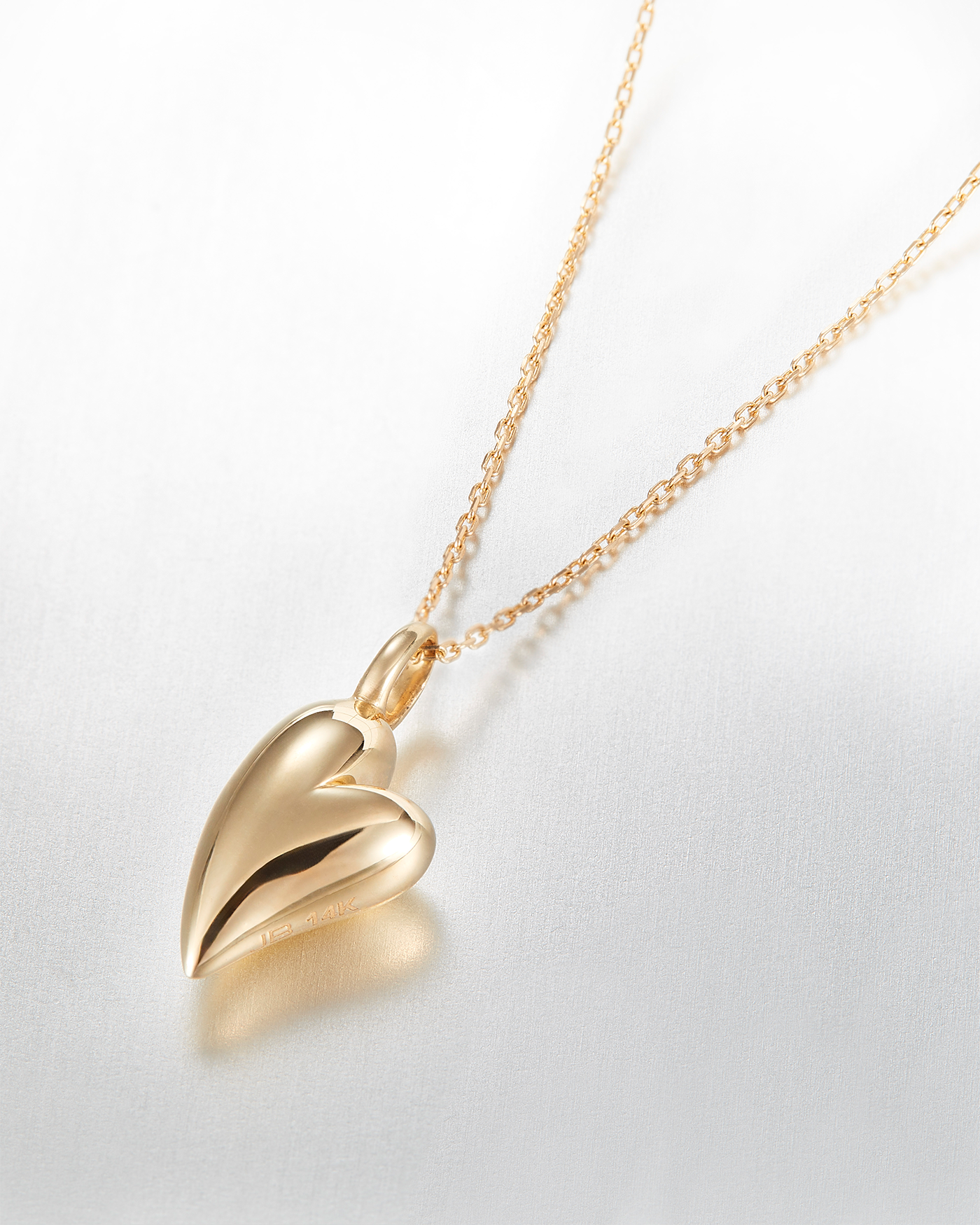 14K Gold Heart Pendant