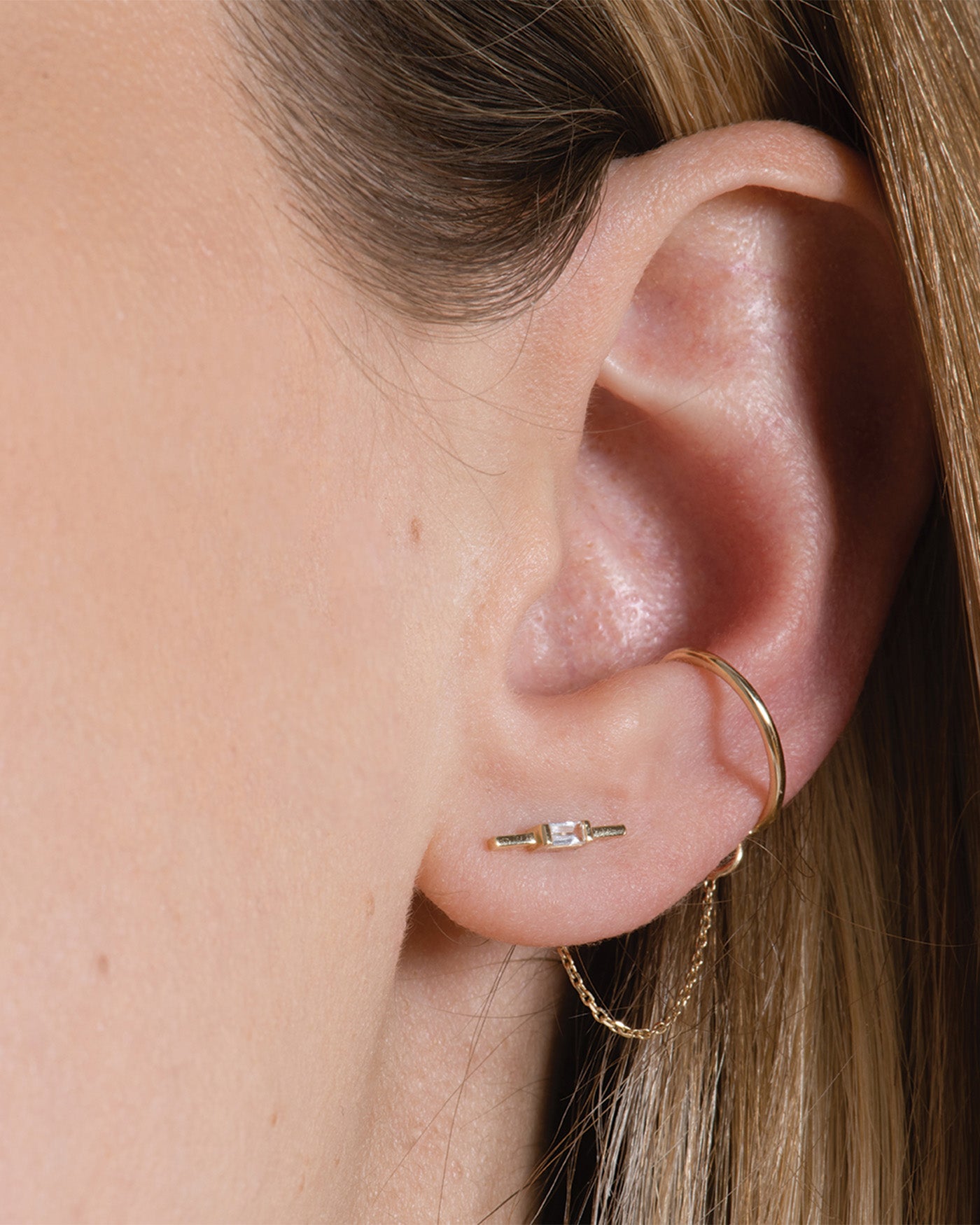 14 karat deals gold ear cuff