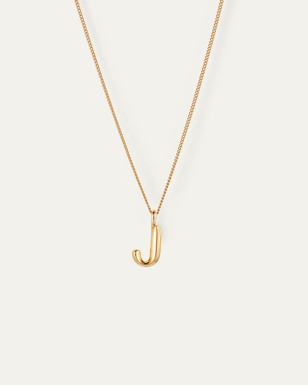 Gold plated 2025 monogram necklace