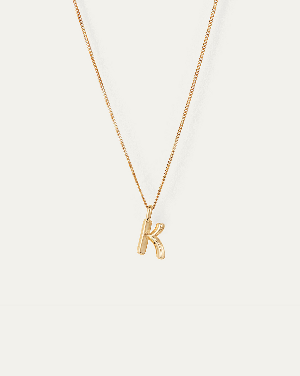 Monogram Necklace - K | JENNY BIRD