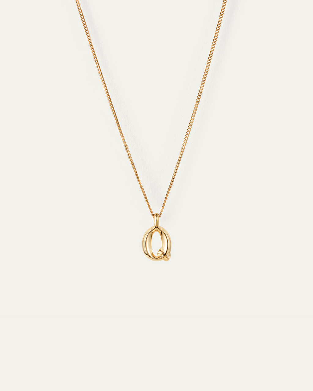Monogram Necklace - Q