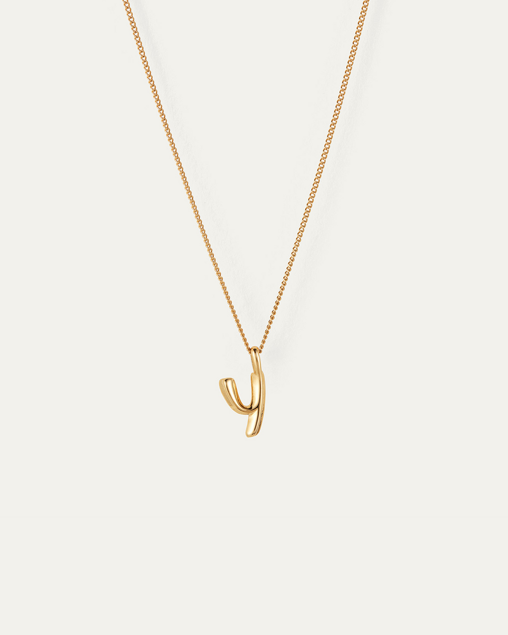 Monogram Necklace Y
