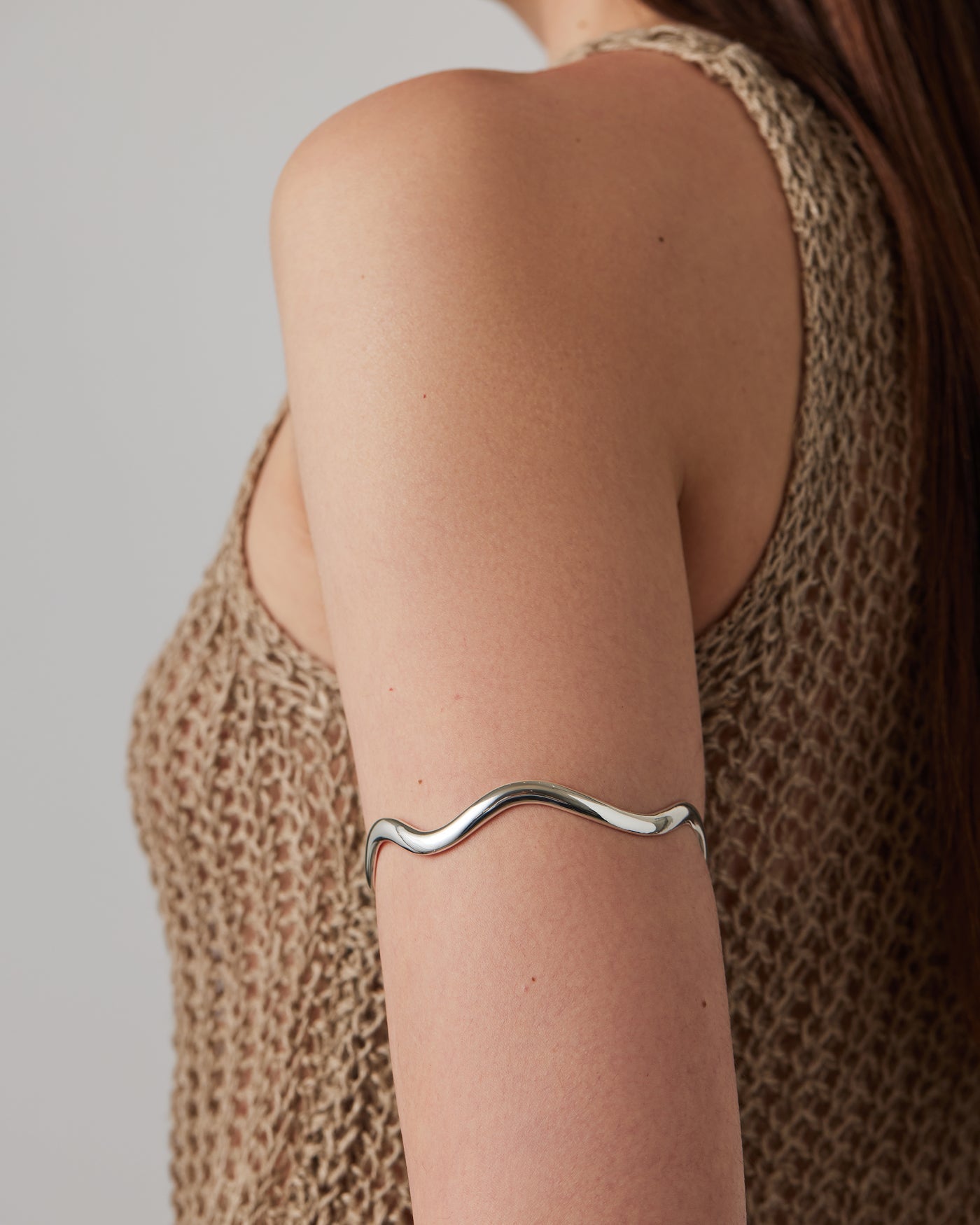 JENNY BIRD Ola Arm Cuff Silver Arm Cuff For Women