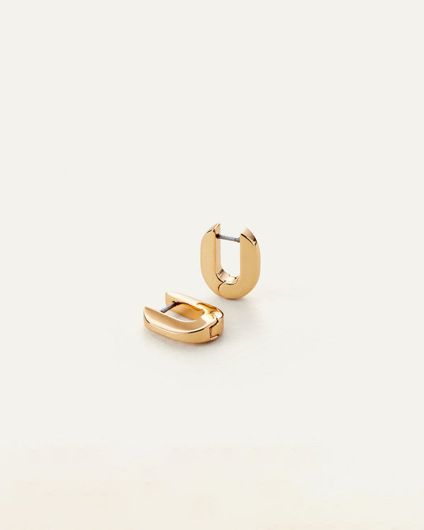 Teeni Toni Huggie Earrings Gold | JENNY BIRD