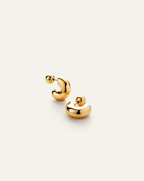 【JENNY BIRD】関税/送料込み Tome Hoops - Small TomeHoopsSmallEarrings-Gold-