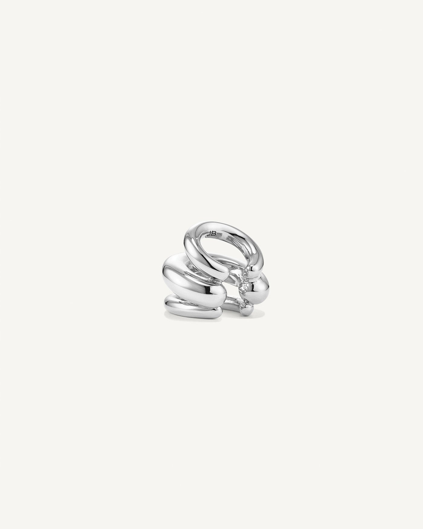 Tome Triple Ear Cuff Silver | JENNY BIRD