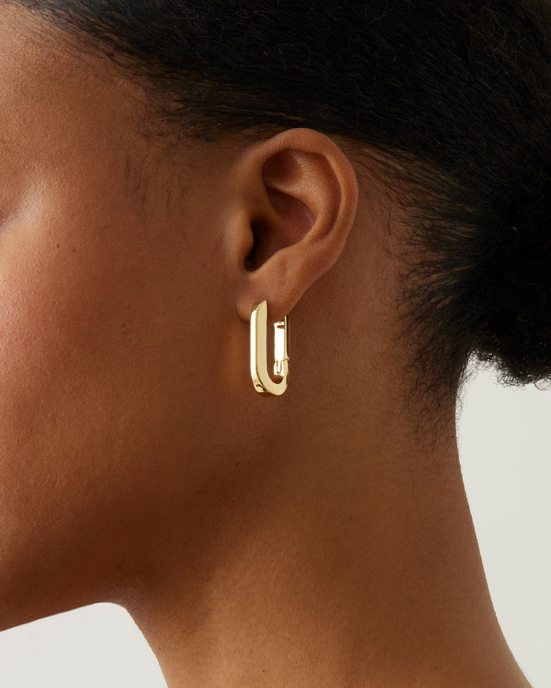 PUFFY U-LINK EARRINGS main image 1