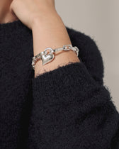 Jenny Bird Padlock Heart Earrings (More Colors)