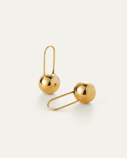 【JENNY BIRD】Celeste Heart ピアス ★ ハート 14Kゴールド JENNY BIRD 14ct Gold-Plated Celeste Heart Drop Earrings
