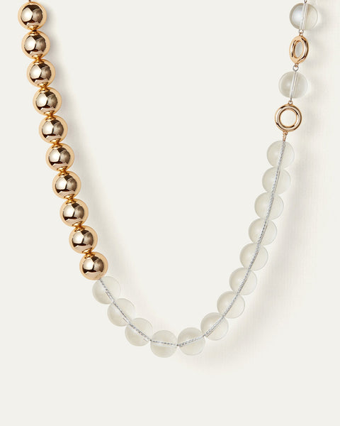 海外セレブ人気【JENNY BIRD】MITHRAS NECKLACE★2連★カナダ発 AndiSilmChainNecklace-Silver-1